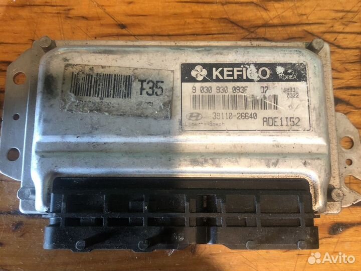 Блок управления двигателем Hyundai Accent