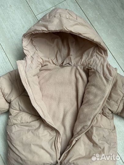 Демисезонная куртка zara для девочки 92