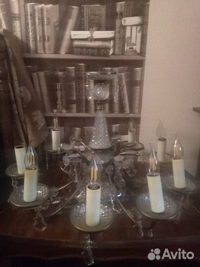 Хрустальная люстра СССР