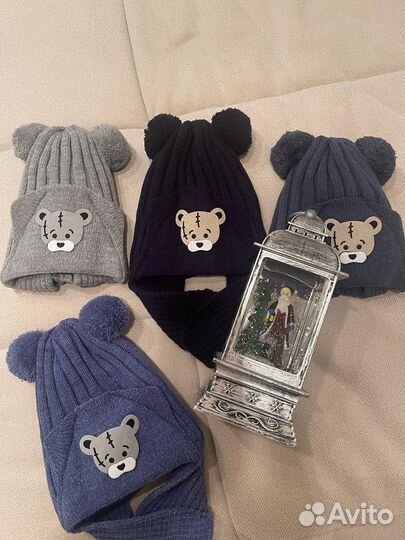 Зимние шапочки детские