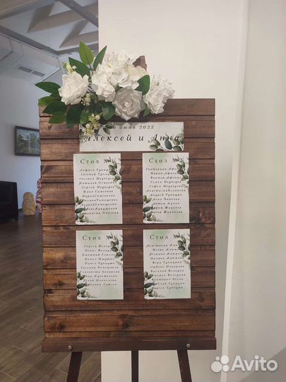 План рассадки гостей