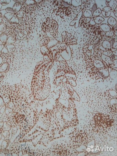 Отрез винтажной ткани из СССР