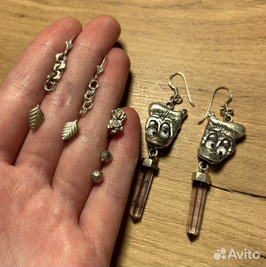 Подвески, серьги, кулоны, кольца, браслеты, кресты