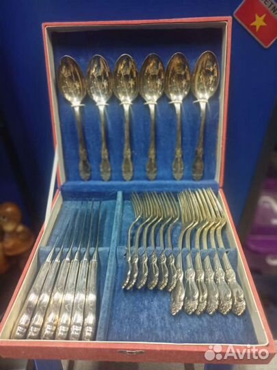Набор советских столовых приборов. Мельхиор