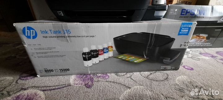 Мфу струйный принтер HP ink Tank 315 (цветной) а4