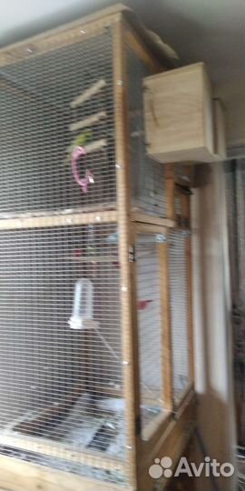 Большая клетка вольер для птиц или грызунов