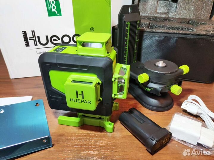 Лазерный уровень 4D Huepar 904DG