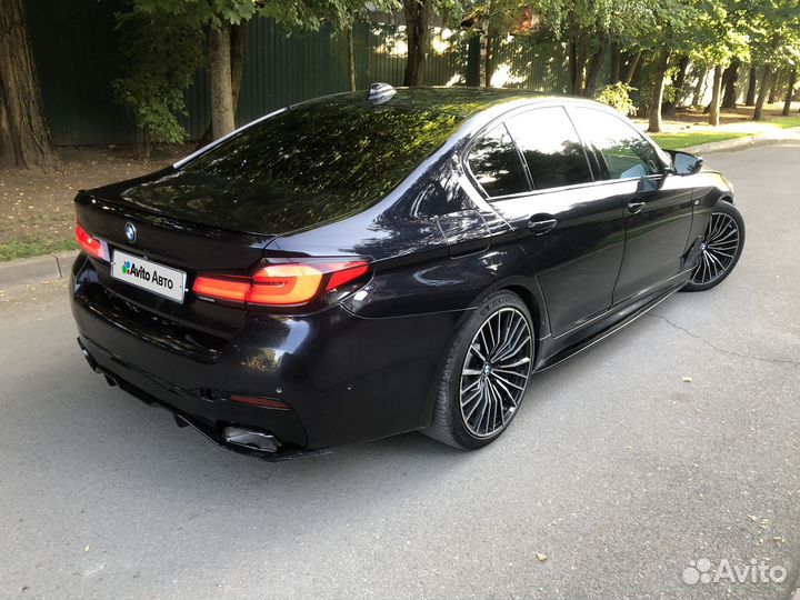 BMW 5 серия 3.0 AT, 2020, битый, 60 000 км