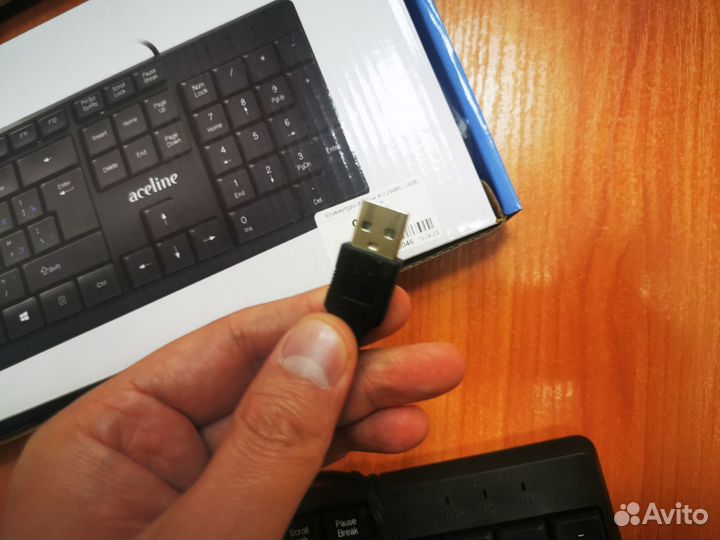 Клавиатура проводная Aceline K-1204BU