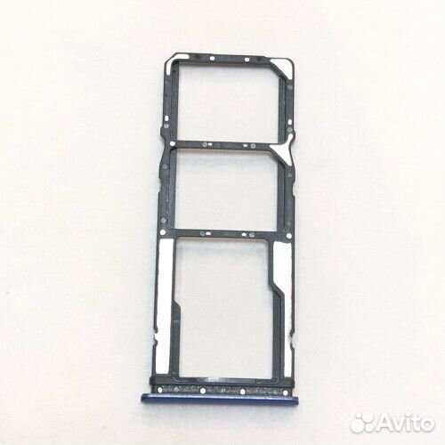 Лоток сим Xiaomi Poco M3 синий