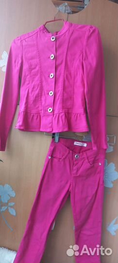 Джинсовый костюм Gloria Jean's 140см