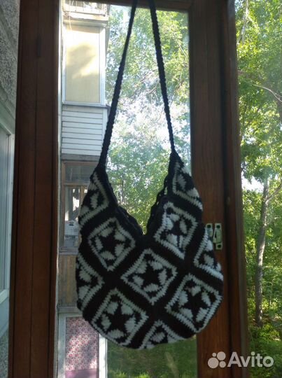 Вязаный шопер