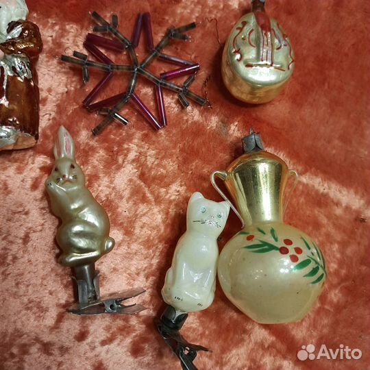 Елочные новогодние игрушки СССР