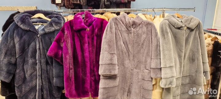 Новые шубы норка размеры 44-62