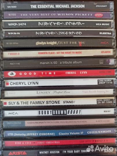 Музыкальные cd диски фирменные R&B(pop)