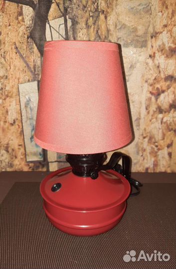 Светильник,настольная лампа из керосиновой лампы