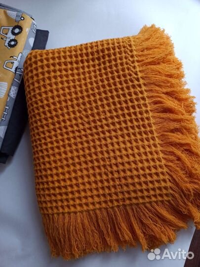 Детский вафельный плед