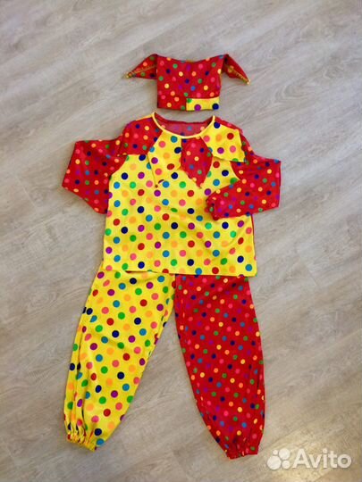 Костюм скомороха/ петрушки/ шута. Взрослый 44-48