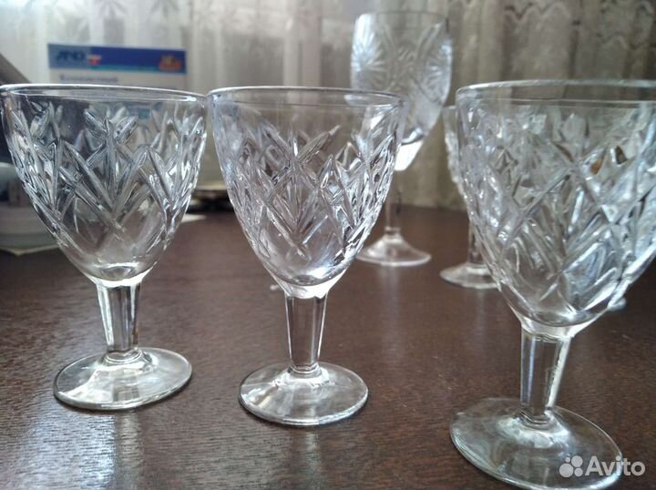 Фужеры,рюмки хрусталь СССР