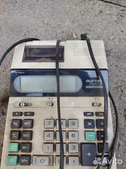 Aurora pb654 печать калькулятор