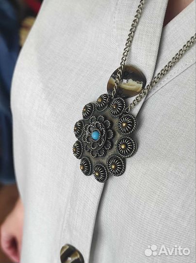 Брошь старинная СССР не ношена состояние люкс