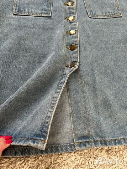 Юбка джинсовая женская 44 46