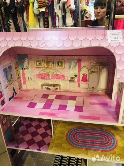Домик кукольный большой