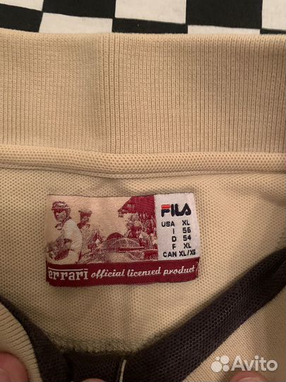 Регбийка fila ferrari