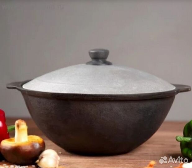 Казан чугунный узбекский