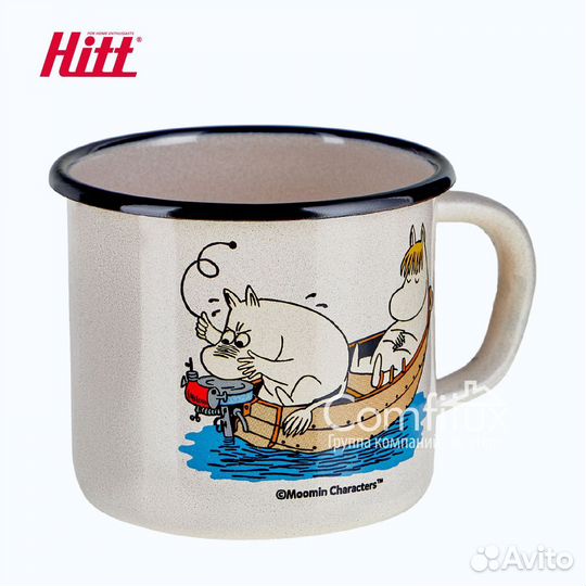 Кружка муми-дол, эмалированная сталь, 250 мл