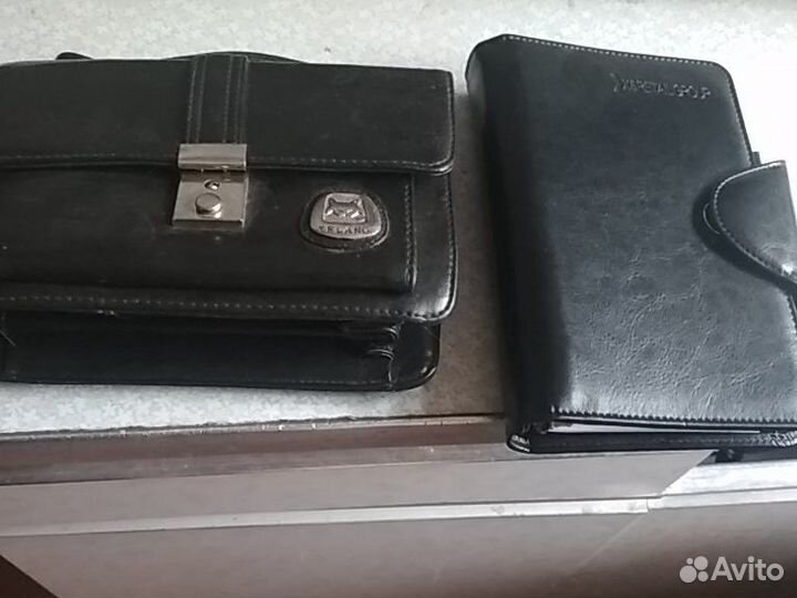 Мужской портмоне кожаный