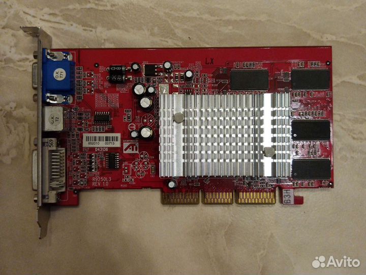 Видеокарта ATI Radeon 9250 AGP
