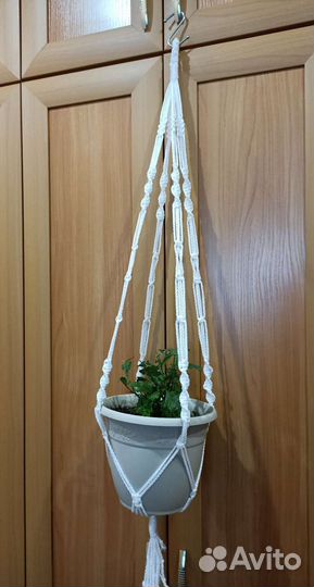 Подвес для цветов макраме