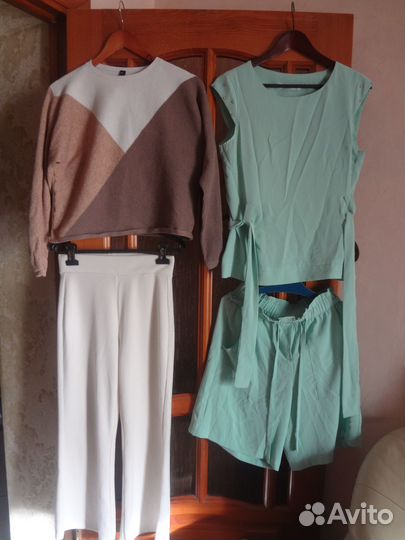 Пакетом одежда на девушку. 40-44 размер, 39 вещей