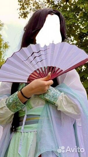 Парик косплей ши цинсюань Геншин благословение