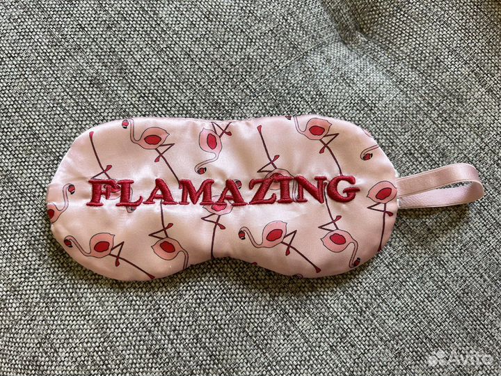 Маска для сна с фламинго