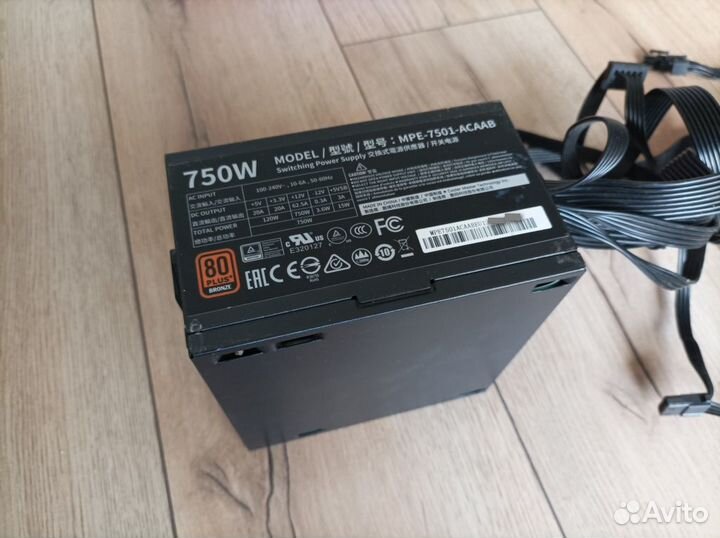 Cooler Master MWE Bronze 750Вт