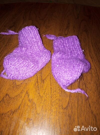 Носки детские вязанные