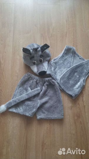 Костюм волка прокат 116- 122