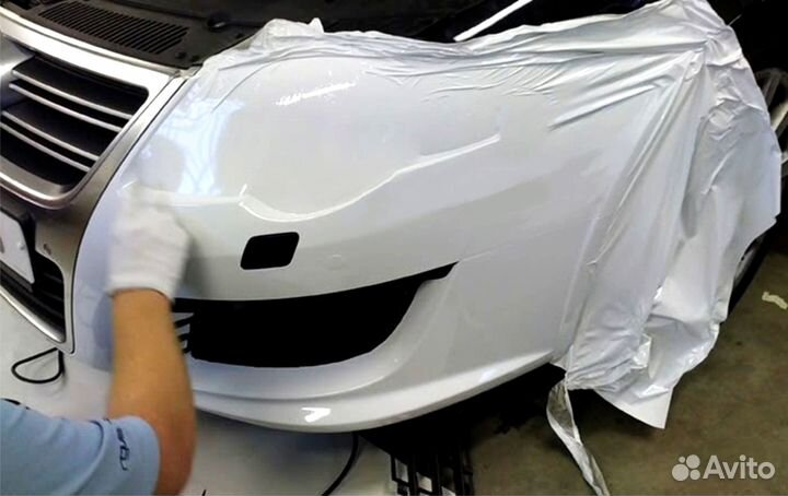 Белая глянцевая пленка