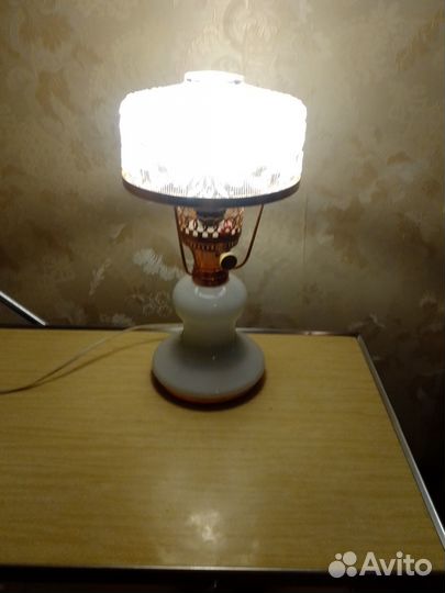 Лампа настольная советская винтаж