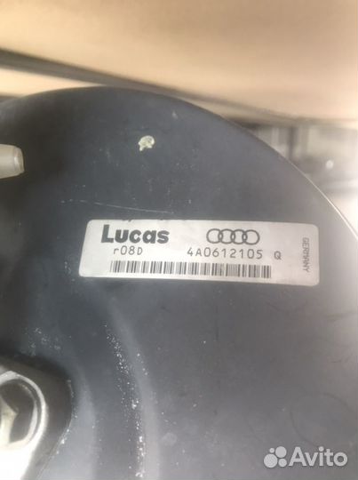Вакумный усилитель тормозов audi