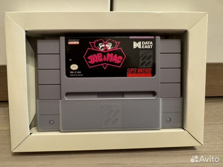 Игра Joe & Mac snes ntsc USA