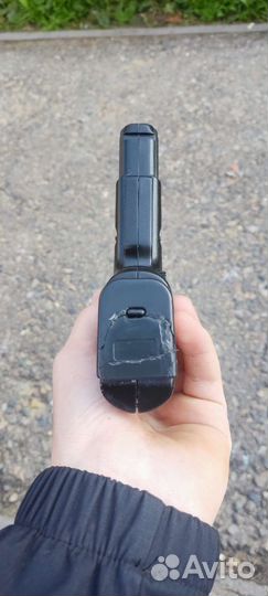 Игрушечный пистолет металлический