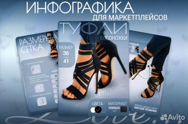 Инфографика для маркетплейсов wildberries ozon