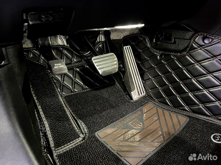 3D ковры из экокожи для Infiniti QX70 2016