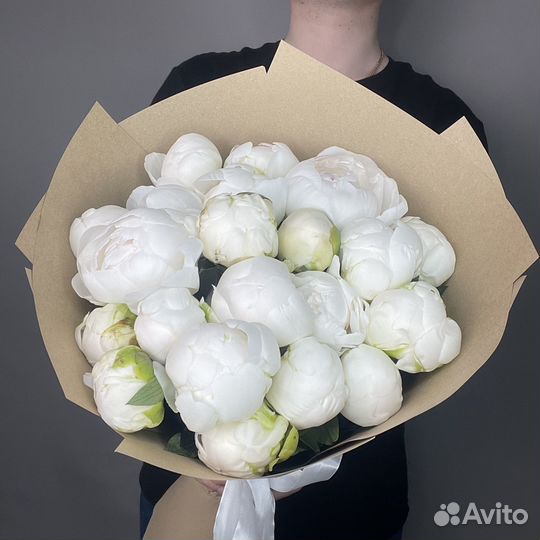 Пионы свежие