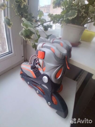 Роликовые коньки раздвижные р 30-33