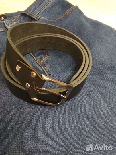 Мужской кожаный ремень
