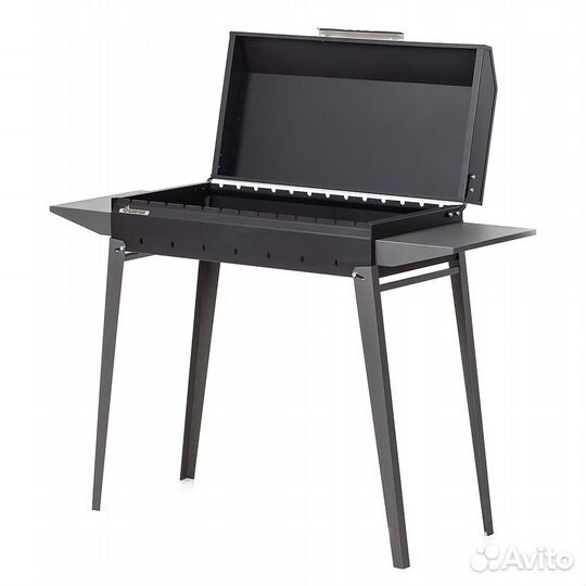 Мангал с крышкой гриль и складными ножками